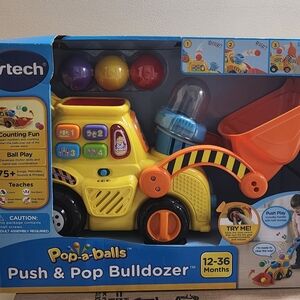 VTech Pop-a-Balls Push & Pop Bulldozer